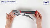 ▶ CRESCENT - Llave de doble material ajustable con bloqueo de 25,4 cm, ACL10VS