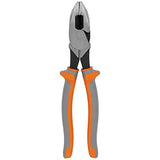 Alicates laterales aislados de 1000 V, diseño de alto apalancamiento, cuchillos endurecidos por inducción, 9 pulgadas Klein Tools -
