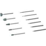 ▶ DREMEL Kit de accesorios para herramientas giratorias de tallado y grabado, juego surtido de 11 piezas, perfecto para uso en madera, metal y vidrio