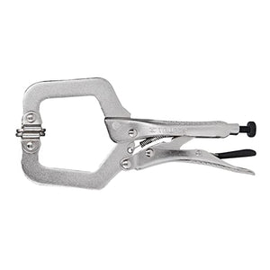 Truper PPC-6R, Pinza de presión tipo "C" de 6", con mordaza autoajustable