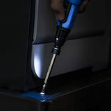 ▶ NEIKODestornillador eléctrico inalámbrico | Portabrocas hexagonal de 1/4" con bloqueo automático de seguridad | Incluye puntas Phillips y planas | Tecnología de iones de litio recargable por USB | Modo automático y manual