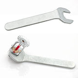 ▶ 5 cabezales de aspersor contra incendios y llave de 150 °F, cabezales de aspersor contra incendios de rosca de 1/2 pulgada 68