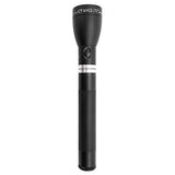🔦 Linterna recargable Maglite.- LED recargable, sistema 1, adaptador de encendedor de cigarrillos CC de 12 voltios o convertidor de CA de 120 voltios, color negro
