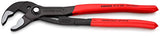 ▶ KNIPEX Cobra Tenaza para Bombas de Agua Hightech Recubiertos de Plástico Antideslizante, 300 mm, color gris