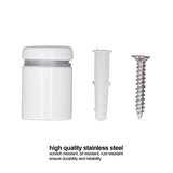 🔩 Orenic 12 Piezas Clavo Separador De Vidrio Publicitario, Tornillos Para Soportes De Letreros De Pared De Acero Inoxidable De 19x25 Mm, Juego De Tornillos Para Clavos Publicitarios De Acero Inoxidable