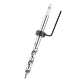 ▶ Broca Taladro Hexagonal de Paso Giratorio de 3/8" con Cuello de Tope de Profundidad Ajustable para el Kit de Plantilla de Orificio de Bolsillo Kreg
