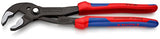 ▶ KNIPEX Cobra Tenaza para Bombas de Agua Hightech Atramentado con Fundas en Dos Componentes, 300 mm, color gris