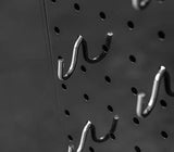 ▶ Organizador de Taller con Ruedas para cochera: Caja de Herramientas Desmontable de 4 cajones con clóset de Almacenamiento Grande y Estante Ajustable, Color Negro