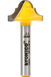 ▶ Broca fresadora 3/16" Radius Double Roman Ogee Groove Router Bit 1/4" Shank