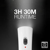 🔦 Linterna recargable Energizer.-  Weatheready Linterna LED Recargable, Linterna de Emergencia para Suministros de Huracanes y Kits de Supervivencia, luz Flash con práctico diseño de Enchufe, Paquete de 1