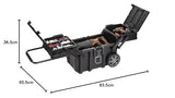 Caja de Herramientas con ruedas Cantilever 57 litros, color Negro, Keter