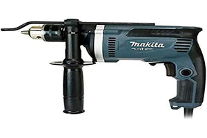 Makita M8100G Rotomartillo con Broq Metálico, V.V.R. 0-3200 Rpm, 710W, 16mm, 5/8", color Gris