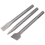 ▶ Juego de broca cincel para taladro de martillo, herramienta de extracción de hormigón, juego de cinceles para ahorrar mano de obra, 3 piezas, tamaño estándar para para para(SDS MAX (cinco hoyos))