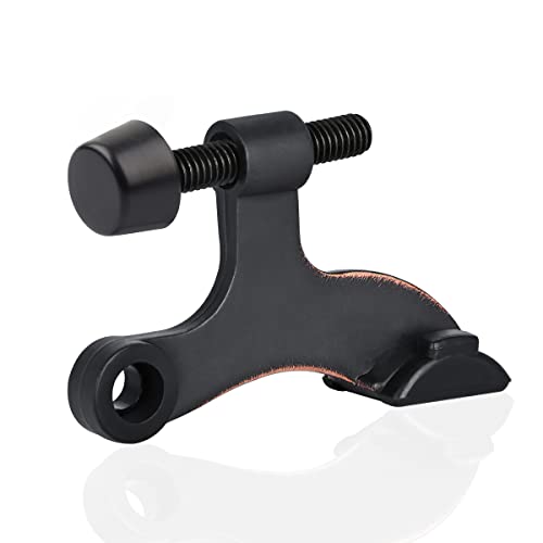 ▶  Resistente bisagra Pin Tope de Puerta níquel Cepillado, Ajustable irrompible, 2.5 x 2 x 0.5