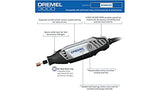 ▶ DREMEL - Kit de herramientas rotativas incluye eje flexible, accesorio de escudo – moldeado, alisado, tallado, esculpir – Ideal para disfraz de cosplay y hacer accesorios