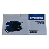 ▶ HYUNDAI Lijadora de banda eléctrica marca HYUNDAI con potencia de 750w. Ideal para grandes superficies de lijado. RAIKER