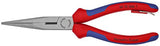 ▶ KNIPEX- Alicates de punta larga con cortador (8 pulgadas, mango cómodo)