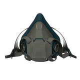 ▶ Respirador reutilizable de media cara 6503/49491, válvula de flujo frío, silicona, soldadura, lijado, limpieza, molienda, montaje, operaciones de máquinas, grande