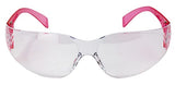 ▶ Lentes de seguridad transparentes color rosa, 12 pares de lentes protectores, lentes de policarbonato resistentes a los impactos