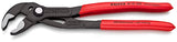 ▶ KNIPEX  Cobra Tenaza para Bombas de Agua Hightech Atramentado Recubiertos de Plástico Antideslizante, 250 mm, rojo