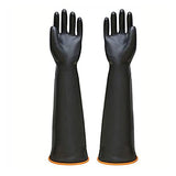▶ Guantes resistentes a los productos químicos  Guantes de Goma Resistentes, Seguridad en el Trabajo químico para la Industria, Guantes de protección Laboral, Guantes para el hogar,55cm,Super