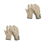 ▶ Guantes ignífugos  para barbacoa con aislamiento térmico, ignífugos, gruesos, Unisex, guantes para asar, protectores de soldadura manual para Chef, alta seguridad contra incendios