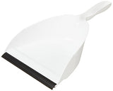 Rubbermaid Escobilla con Agarre cómodo, Juego de Plumero y recogedor, Blanco, 1 Paquete, 1
