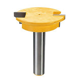 ▶ Broca fresadora Herramienta de Carpintería 1/2 Mango Cajón Recto Moldeo Router , Mango de Madera de Aleación de Fresa Con Herramientas Para Trabajar la Madera- Amarillo