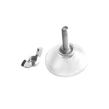 ▶ Gancho de ventosa de tornillo largo de PVC transparente fuerte M6 con tuerca mariposa,5 piece/pack (L-M6-D4.2)