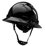 ▶ Casco de seguridad OSHA con visera completa ventilada con sistema de trinquete de 6 puntos, cumple con ANSI Z89.1, equipo de protección personal diseño de fibra de carbono