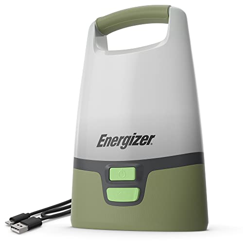 🔦 Linterna recargable Energizer.- Vision - Linterna LED para Camping, IPX4, Resistente al Agua, superbrillante, Linterna Resistente para huracán, Emergencia, Kits de Supervivencia, Senderismo, Pesca, hogar