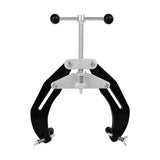 ▶ Abrazadera de tubo, 2 a 6 pulgadas, herramienta de alineación de tubería de acero con diseño ligero, abrazadera ultra de alta resistencia con tornillos de acción rápida, color negro