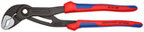 ▶ KNIPEX Cobra Tenaza para Bombas de Agua Hightech Atramentado con Fundas en Dos Componentes, 300 mm, color gris