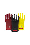 National Safety Apparel - Guantes aislantes de voltaje de goma negra clase 0, máx. Voltaje de uso 1000 V CA/1500 V CC (GC0B10).