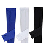 3 pares Funda protectora para brazo, fundas de protección UV de seda hielo, blanco, negro, azul, colores, alta elasticidad, fresco y transpirable para ciclismo, pesca, conducción, golf, Para hombres