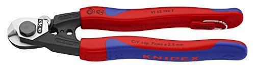 ▶ KNIPEX Tools - Cortadores de cuerda de alambre, multicomponente, accesorio atado