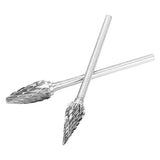 ▶ Brocas fresadoras 10 Piezas Fresa de Extremo,Juego de Fresas de Carburo de Tungsteno de Vástago de 2,35 mm y Vástago de 1/4"(6 mm) para Amoladora Rotativa DIY