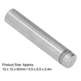 🔩 Tornillo de soporte de letrero, acero inoxidable Fácil de instalar Tornillos de soporte de 12x60 mm para colgar cuadros Instalación