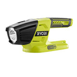 ▶ RYOBI  Juego de herramientas de iones de litio P1819 18V One+ (6 herramientas: taladro, destornillador de impacto, sierra de vaivén, sierra circular, multiherramienta, luz de trabajo LED, batería de 4.0 Ah y 1.5 Ah, cargador y bolsa) de Ryobi