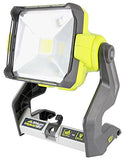 ▶ RYOBI  One+ 1,800 Lumen 18V Hybrid AC and Lithium Ion Powered Flat Standing LED Work Light with Onboard Mounting Options (Battery and Extension Cord Not Included, Light Only)