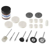 ▶ DREMEL - Kit para Limpiar y Pulir, 20 Piezas