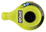 ▶ RYOBI 18V One+ iones de litio 18V One+ inflador de potencia de alto volumen / desinflador alimentado por batería para colchones e inflables recreativos (reacondicionado)