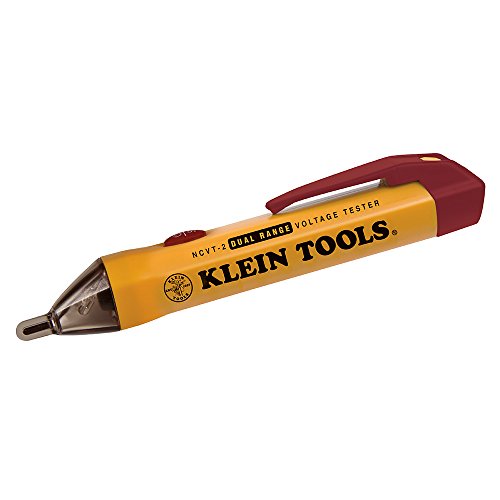 ▶ Klein Tools NCVT-2 Indicador de Voltaje Dual, sin Contacto