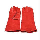 ▶ Guantes De Soldador, Guantes De Cuero For Soldadores Mecánicos, Protección Laboral, Soldadura A Alta Temperatura, Guantes De Aislamiento Extendido