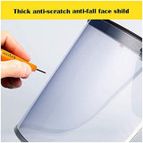 ▶ Careta de protección de Seguridad Industrial  - PVC Material de Obra para la Industria del Sombrero del Casco - Protección Laboral Soporte de Aluminio Protector Protector de la Cara