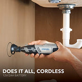 ▶ DREMEL  8220-1/28 Herramienta rotativa con 1 aditamento y 28 accesorios