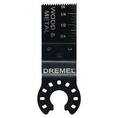 ▶ DREMEL - Hoja de Corte de 3/4 Pulgada para Cortes Al Ras de Madera, Plástico y Metal