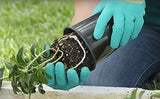 ▶ Guantes Jardinería para mujer con revestimiento de látex de nailon y microespuma, agarre texturizado, paquete de 3 pares