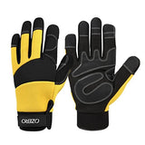 ▶ Guantes de jardín de Microfibra Guantes de jardín de plantación de Pantalla táctil Guantes de Trabajo Resistentes al Desgaste Mantenimiento y manejo de Edificios