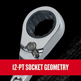 ▶ CRAFTSMAN  Juego de llaves de carraca combinadas, 8 piezas Craftsman